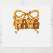 秋コケットママコージー秋美学とボー スパークリングワインラベル (シングルラベル)