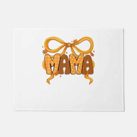 秋コケットママコージー秋美学とボー ドアマット (正面)