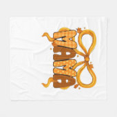 秋コケットママコージー秋美学とボー フリースブランケット (正面(横))