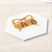 秋コケットママコージー秋美学とボー ペーパーコースター (アングル)