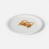 秋コケットママコージー秋美学とボー ペーパープレート (アングル)