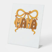 秋コケットママコージー秋美学とボー 台座サイン (正面)