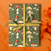 秋コテージコアマッシュメントトリオ ラッピングペーパーシート