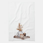 秋コテージトゥーペパンパスフローラ キッチンタオル (縦)