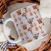 秋コテージファームハウスサンクスギビングフローラ銅 コーヒーマグカップ