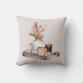 秋コテージファームハウスサンクスギビング金ゴールドフローラ クッション (正面)