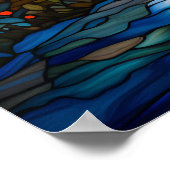 秋コテージポスター ポスター (角)