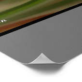 秋コルヌコピア抽象芸術アートライトサイン ポスター (角)