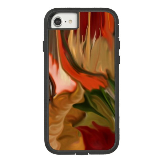 秋コルヌコピア抽象芸術アート Case-Mate iPhoneケース (裏面)