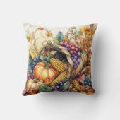 秋コルヌコピア装飾用クッション クッション (裏面)