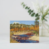 秋コロラドかわいらしマウンテンストリーム ポストカード (スタンド正面)