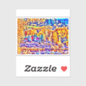 秋コロラドビニールステッカー シール (シート)