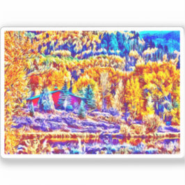 秋コロラドビニールステッカー シール