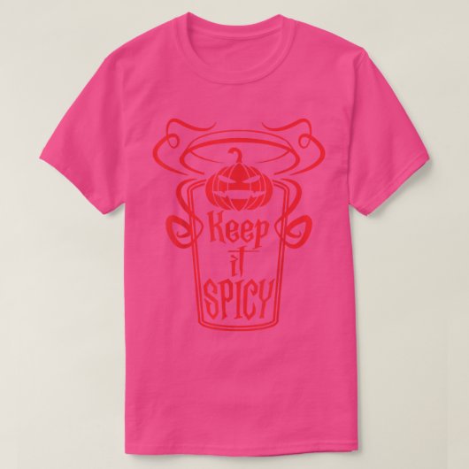 秋コーヒーカボチャ保ススパイシー、ラテ博士。 Tシャツ (デザイン正面)