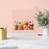 秋コーヒーカボチャ アクリルサイン (ウェディング)