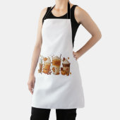 秋コーヒーカボチャ エプロン (インサイチュ)