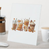 秋コーヒーカボチャ 台座サイン (インサイチュ)