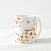 秋コーヒーマ吹グと離れの コーヒーマグカップ (正面右)