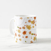 秋コーヒーマ吹グと離れの コーヒーマグカップ (正面左)