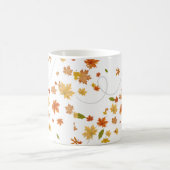 秋コーヒーマ吹グと離れの コーヒーマグカップ (中央)