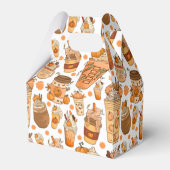 秋コーヒーラテパンプキンパターン フェイバーボックス (裏面サイド)