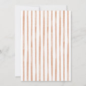 秋コーヒー何か甘いものは赤ちゃんシャワーを醸造している 招待状 (裏面)