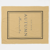 秋ゴールデンモーメントフリースブランケットコージー秋 フリースブランケット (正面(横))