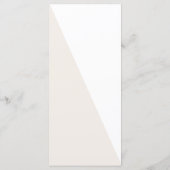 秋サイドフローラ結婚のディナーメニューカード メニュー (裏面)