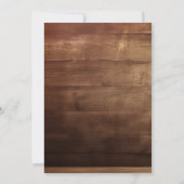 秋サッカータッチダウン小さな足指ベビースシャワー 招待状 (裏面)