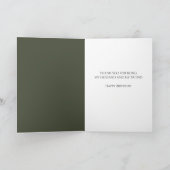 秋サッカーハッピーバースデー夫誕生日 カード (内部)