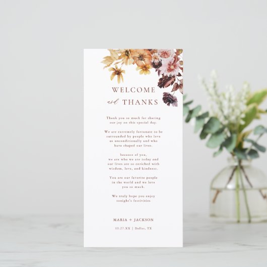 秋サンキューウェルカムと感謝してい座席表 サンキューカード (スタンド正面)