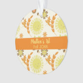 秋サンシャインオータムバースデーパーティー オーナメント (正面)