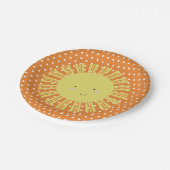 秋サンシャインオータムバースデーパーティー ペーパープレート (アングル)