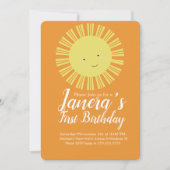 秋サンシャインオータムバースデーパーティー 招待状 (正面)