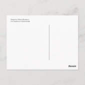 秋サンシャインフォレストハートサンキューハガキ ポストカード (裏面)