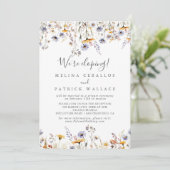 秋サンシャインワイルドフラワーエロペメント披露宴 招待状 (スタンド正面)