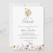 秋サンシャインワイルドフラワー祝ズパーティー 招待状 (正面)