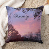 秋サンセットオーバーツリーズセレニティ装飾用クッション クッション (ブランケット)
