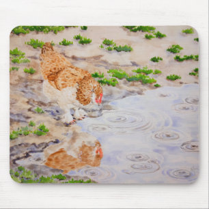 秋ザチキンマウスパッド マウスパッド