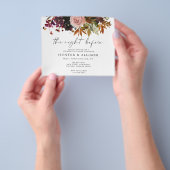 秋ザナイトビフォア |招待状 チラシ (手)