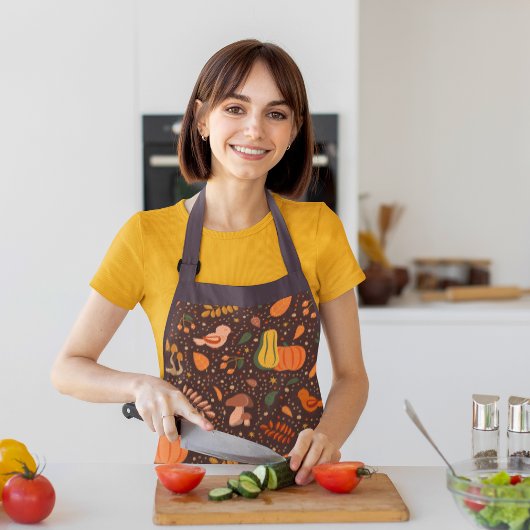 秋シェフエプロンパーソナライズされた エプロン