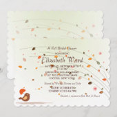 秋シャワー招待状 招待状 (正面/裏面)