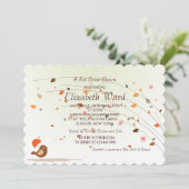 秋シャワー招待状 招待状 (スタンド正面)