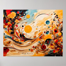 秋シリーズ抽象芸術スタイル