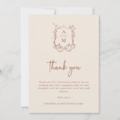 秋シンプルサンキューカード サンキューカード (正面)