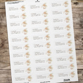 秋シンプル秋の緑の水の色の葉 ラベル