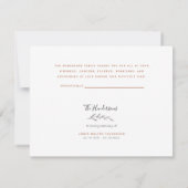 秋シンプル観葉葬祭有名日付 サンキューカード (裏面)