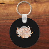 秋シーズンの雰囲気それは最も素晴らしい時間である キーホルダー (正面)