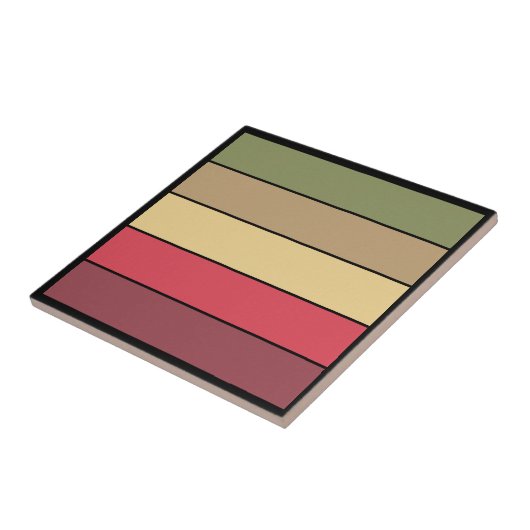 秋シーズンアーストーンカラーオンウォーター色紙 タイル (側面)