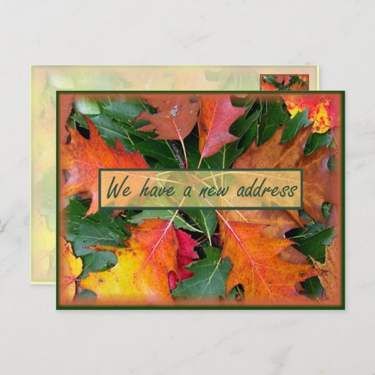 秋シーズンオーク離れズ移動 案内ポストカード (正面/裏面)